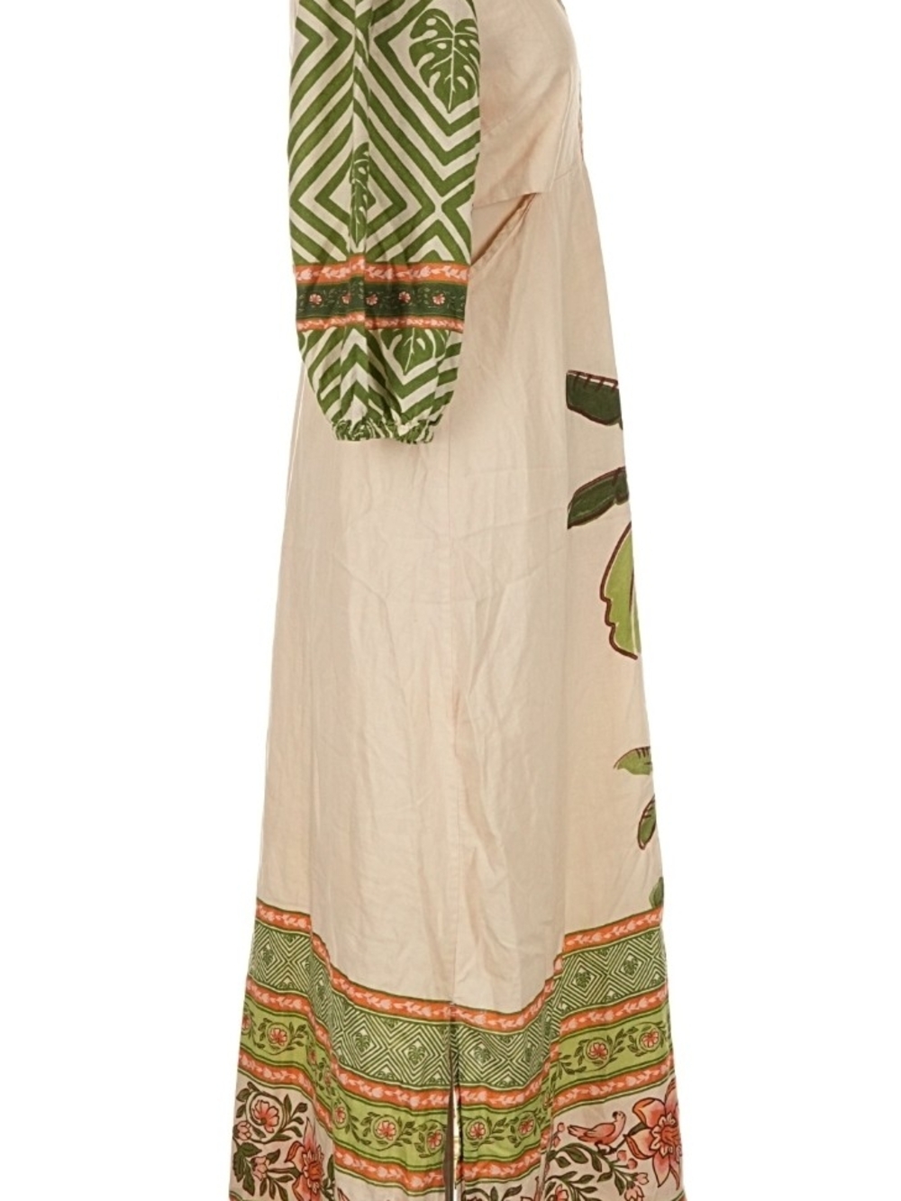Farm Rio x Anthropologie Palm V-Neck Midi Dress. - Picture 7 of 9